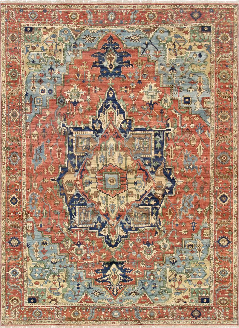 Pasargad Home Serapi Hand-Knotted Wool Area Rug image number 0