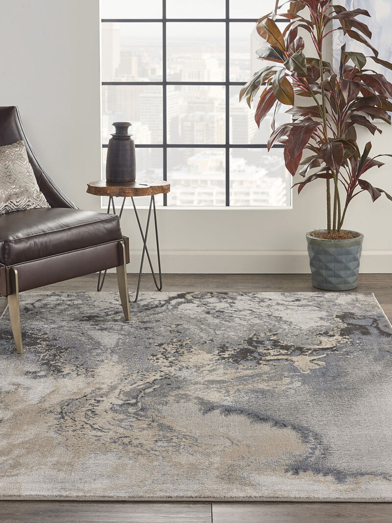 Maxell MAE08 Gray 5'3" x 7'3" Rug