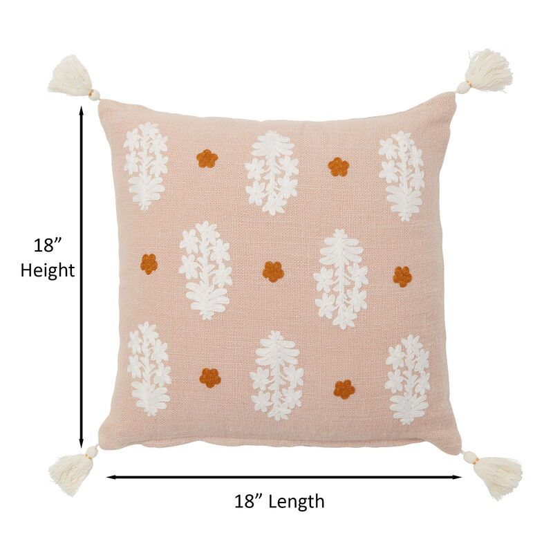 Udaipur Paisley taupe pillow image number 2