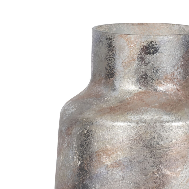 17" 2-Tone Glass Vase, Grey image number 3