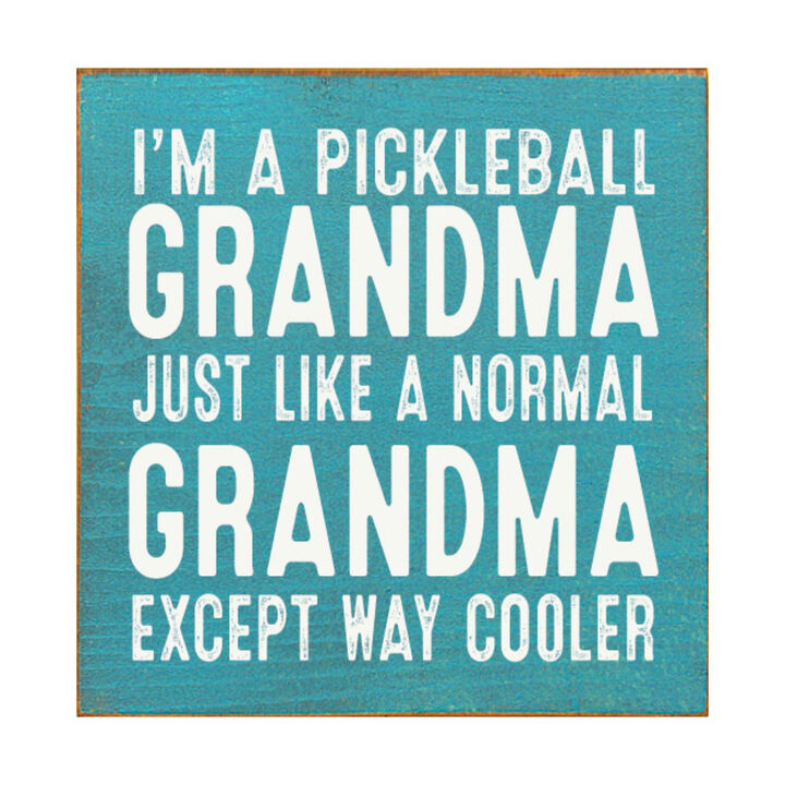 Pickleball Grandma Wooden Sign Funny Pickleball Wall Decor Gift