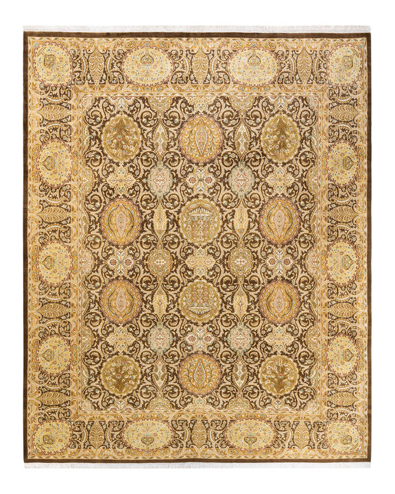 Mogul, One-of-a-Kind Hand-Knotted Area Rug  - Brown, 8' 1" x 10' 2"