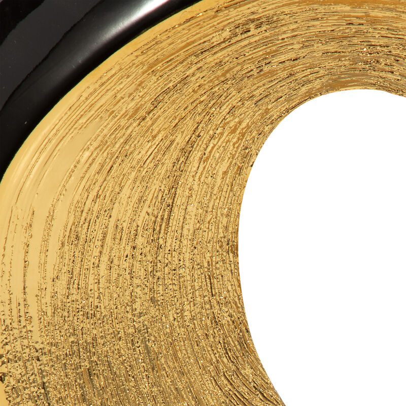 13" 2-Tone Ceramic Oval Vase image number 3