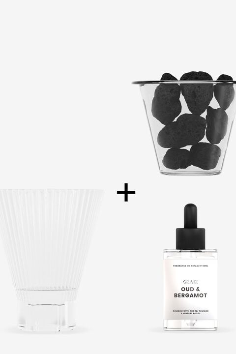 Zai Lava Rock Diffuser - Cedar & Black Cherry