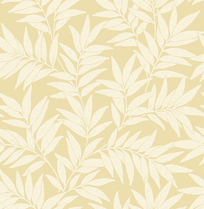 Morris Yellow Leaf Wallpaper