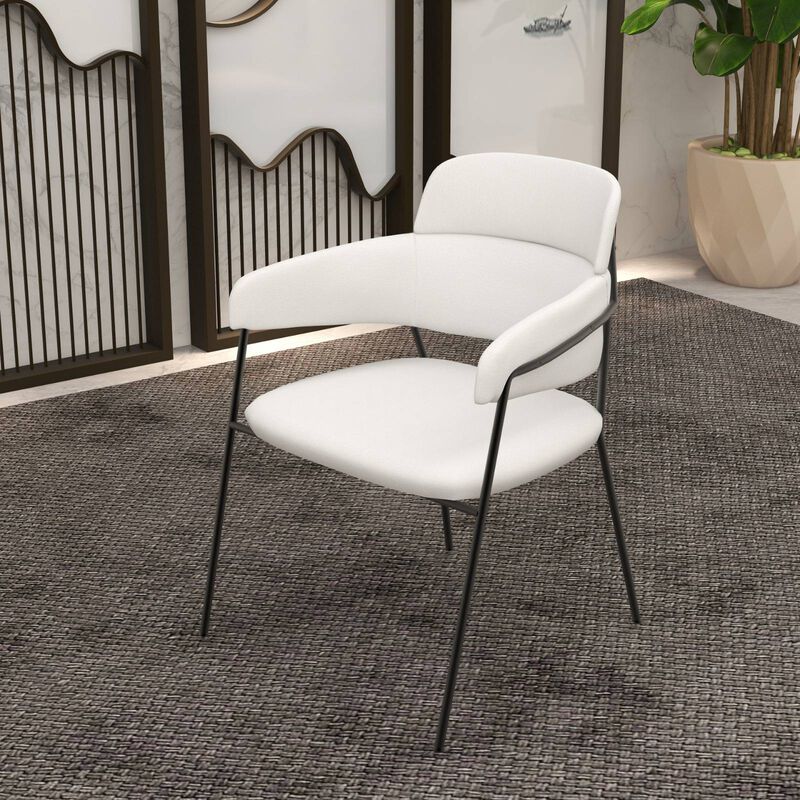 LeisureMod Axis Collection Modern Dining Chair - Set of 4