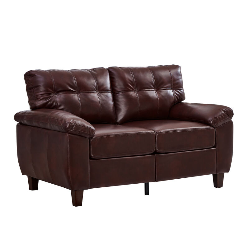 Hufe PU Leather 2 Pieces Sofa image number 5
