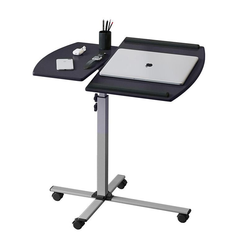 Techni Mobili Rolling Adjustable Laptop Cart. Color: Graphite