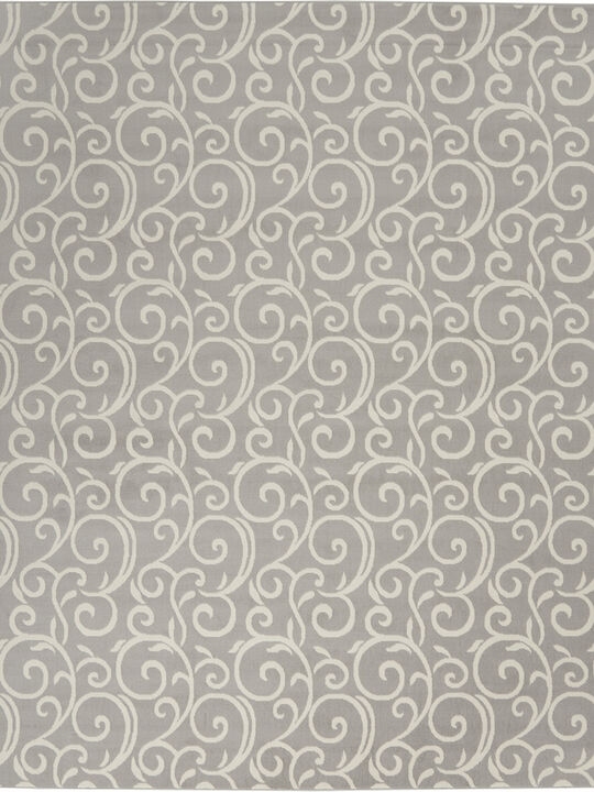 Grafix GRF19 Gray 8' x Round Rug