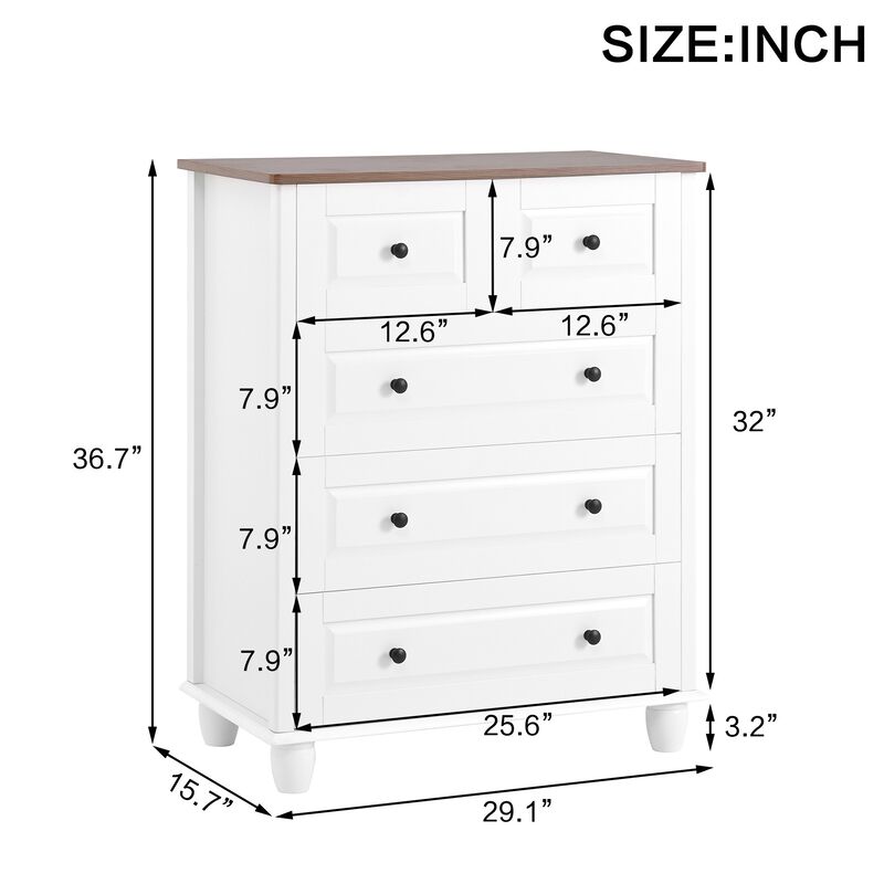 Skunad 5-Drawer Dresser image number 8
