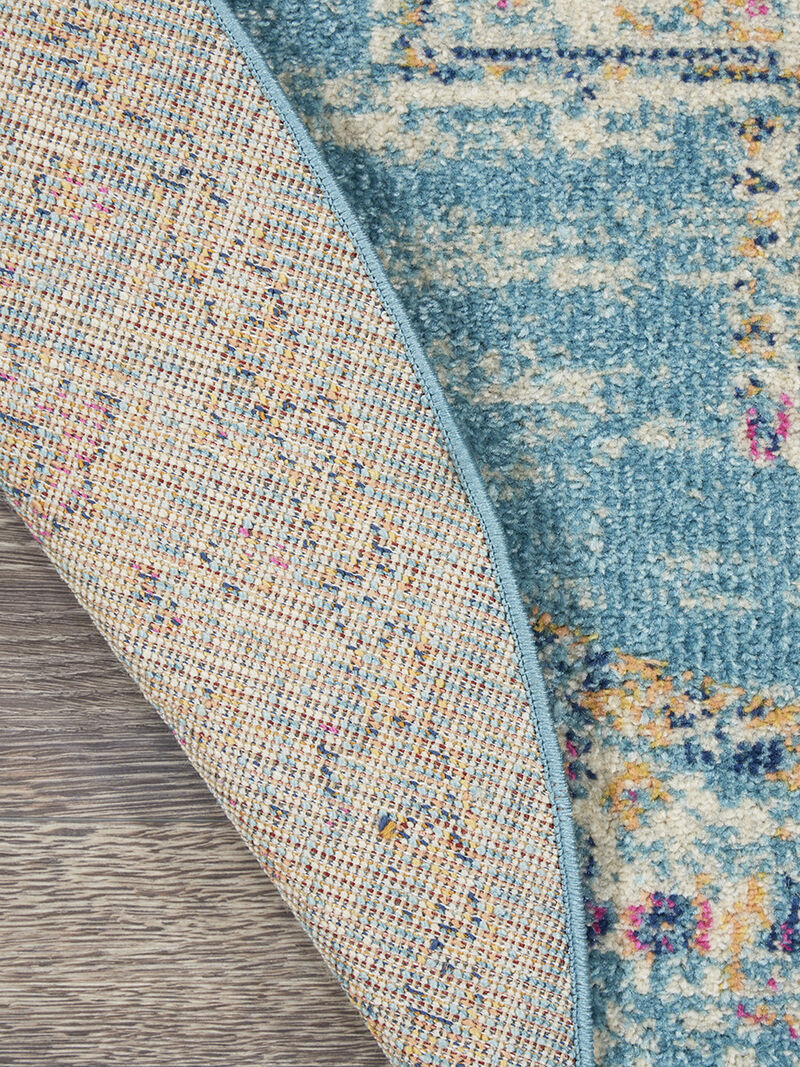 Passion PSN03 Light Blue 5'3" x 7'3" Rug image number 2