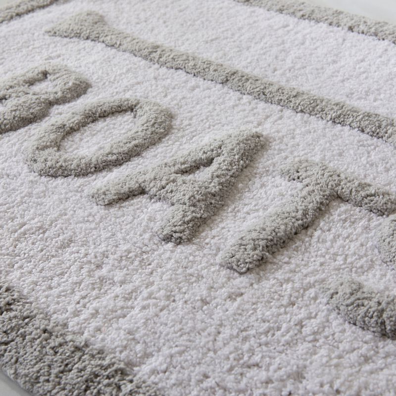 Market & Place Cotton Tufted Coastal Bath Rug