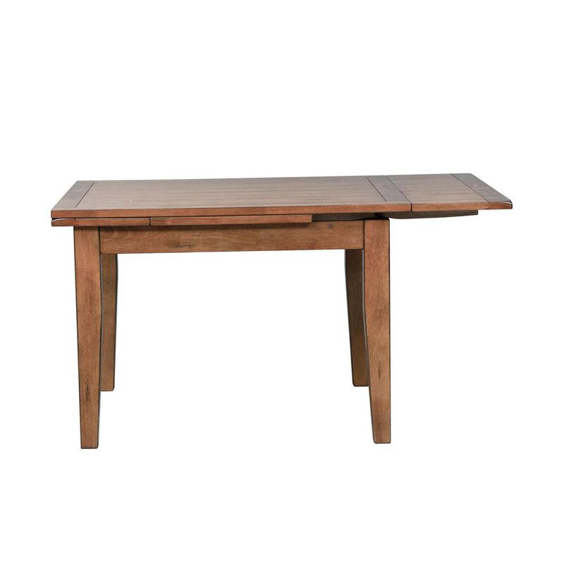 Liberty Furniture Treasures Retractable Leg Table - Oak in Rustic Oak image number 5
