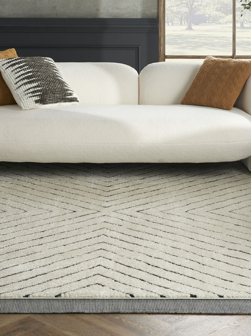 Positano POS01 Charcoal 10' x 14' Rug