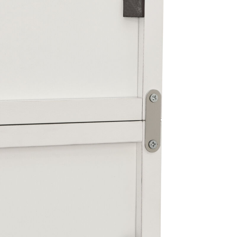 70.9 in.Tall Wood 4-Shelf Standard Bookcase with Shelves (Set of 2)