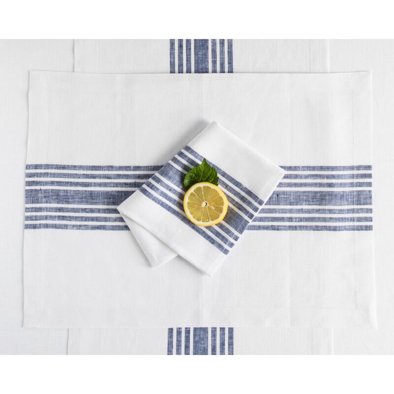Solino Home 100% Pure Linen Table Runner - Farmhouse