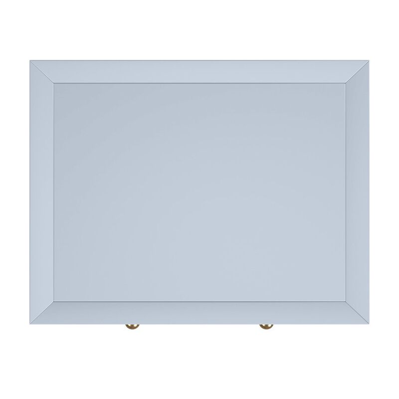Butler Specialty Nora 21 in. W Wood 1 Drawer Small Nightstand with Shelf, Light Blue image number 7
