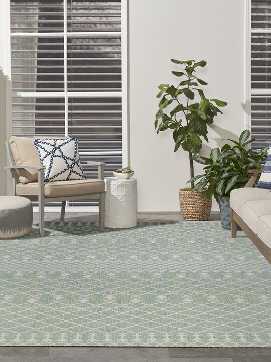 Positano POS02 Blue/Green 9' x 12' Rug