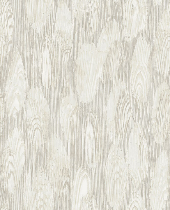 Monolith Silver Abstract Wood Wallpaper