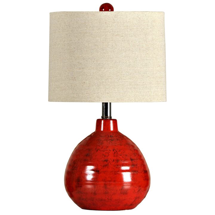 Apple Red Table Lamp (Set of 2)