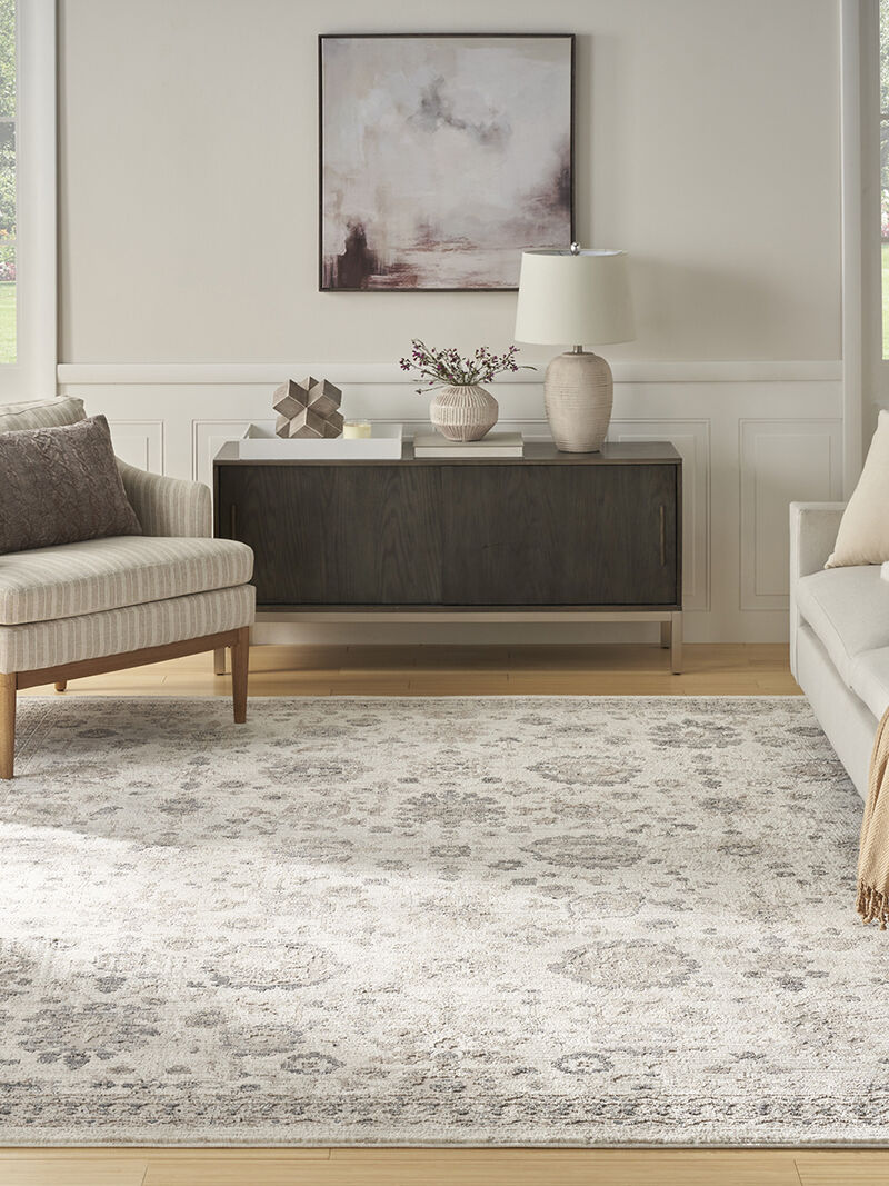 Eco Cycle ECY02 Ivory/Multicolor 7'10" x 9'10" Rug