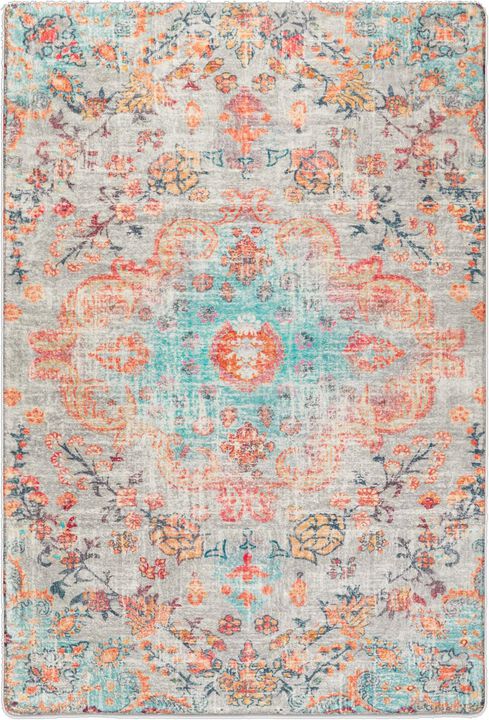 HomeRoots Medallion Area Rug