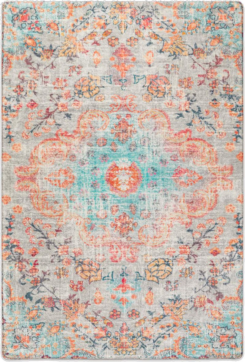 HomeRoots Medallion Area Rug image number 0