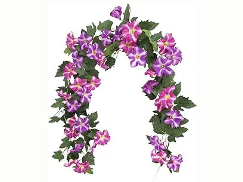 Artificial Hanging Vine Plants UV Resistant Outdoor Garden Porch Decor