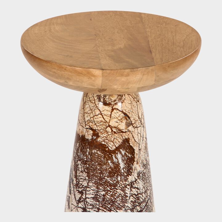 Twin Drink Table - Brown