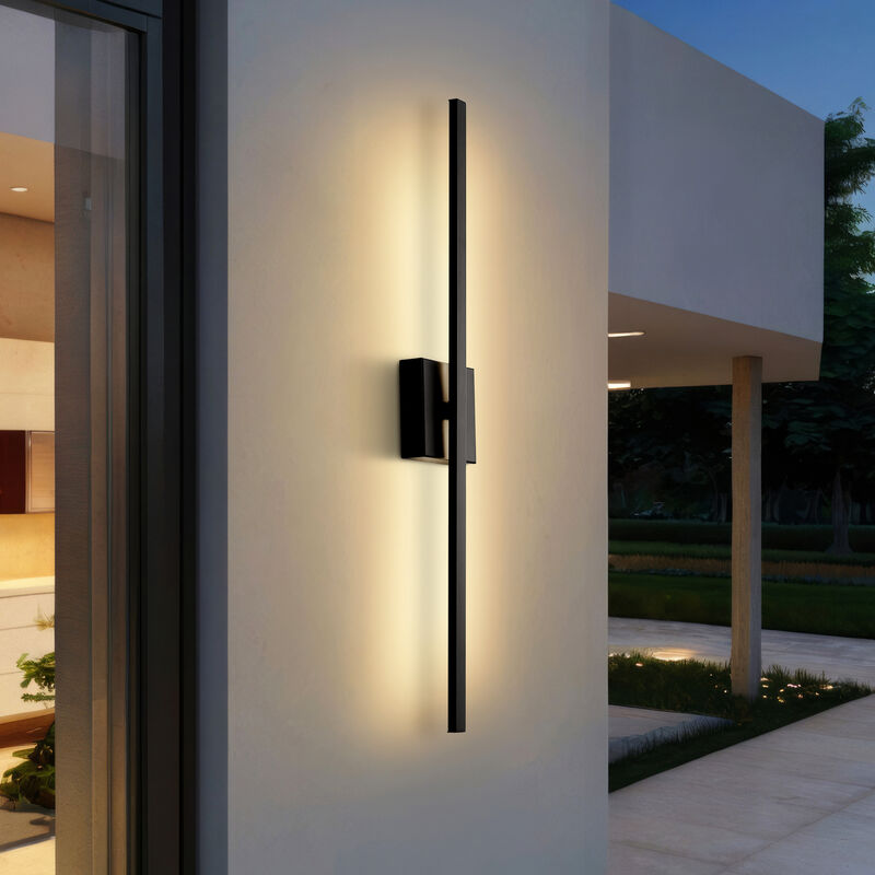Vara Modern Minimalist Indoor/Outdoor Metal 350-Degree Rotatable Dimmable Integrated LED Wall Sconce