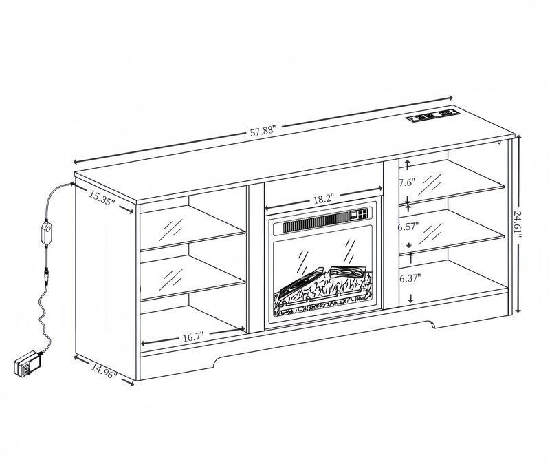 Vitdox TV Stand image number 3