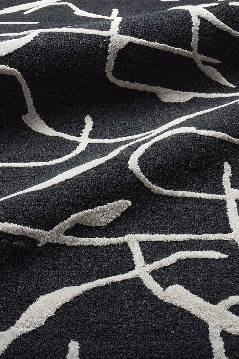 Mallino Noir Birch 9' x 12' Rug by Nikki Chu x Jaipur Living image number 6