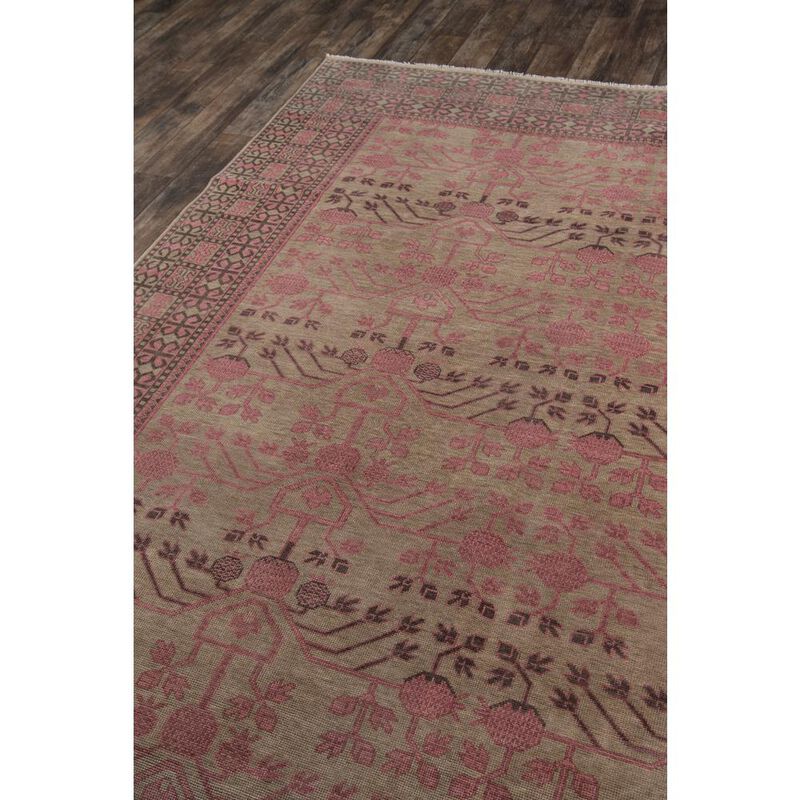 Momeni Traditional Rectangle Area Rug, Pink, 3'9 X 5'9