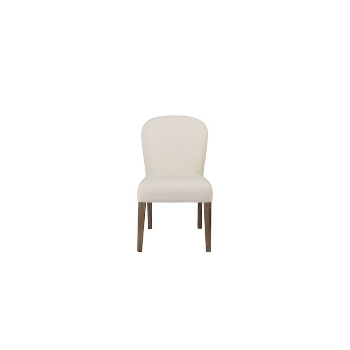 I Home Furnishings Elements Arch Upholster Chair - In Cocoa Finish