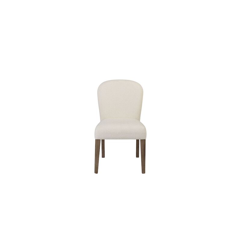 I Home Furnishings Elements Arch Upholster Chair - In Cocoa Finish
