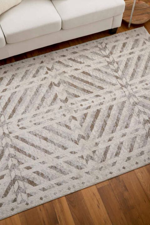 Vancouver 39NQF Beige/Brown 6'7" x 9'6" Rug
