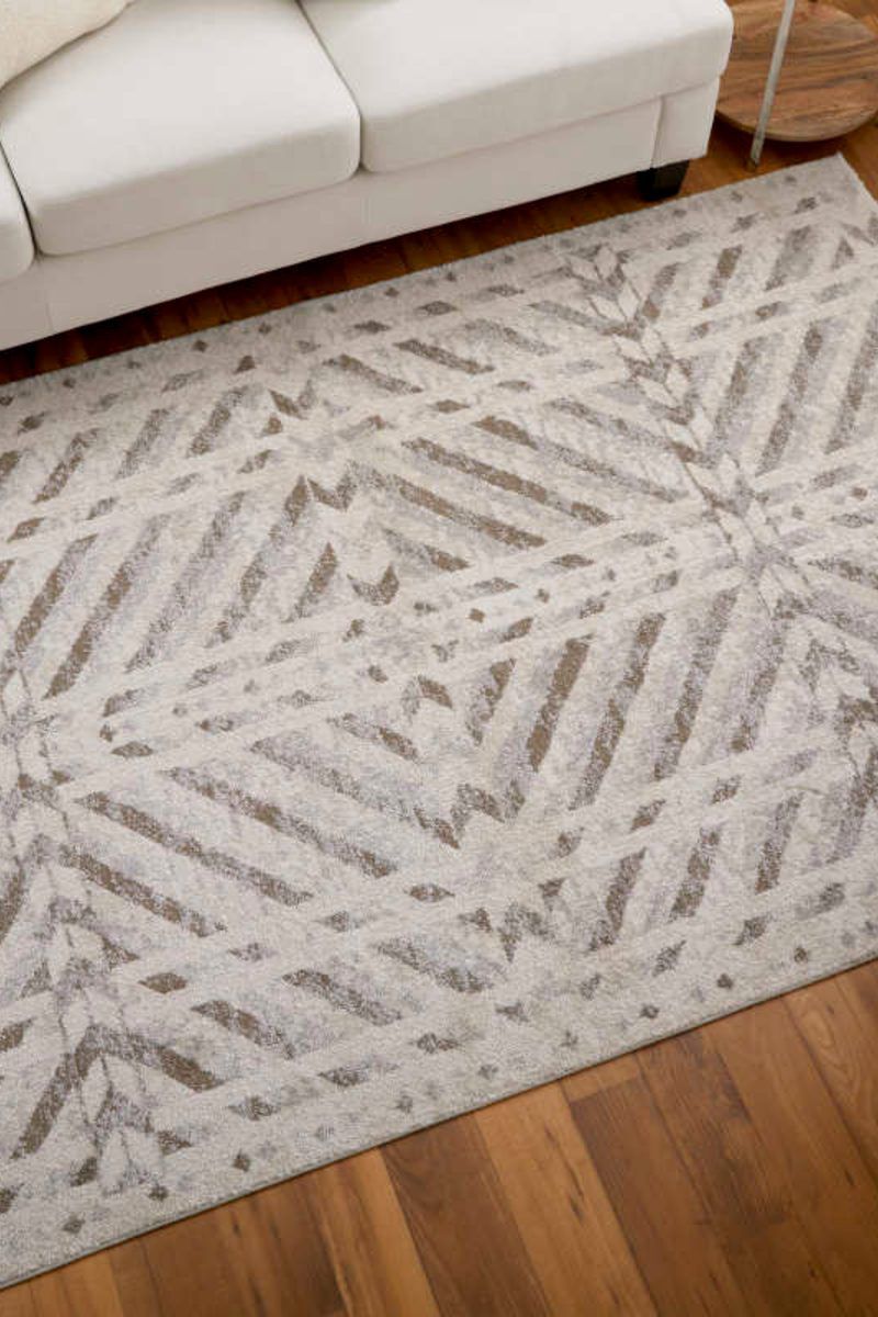 Vancouver 39NQF Beige/Brown 10' x 14' Rug image number 1