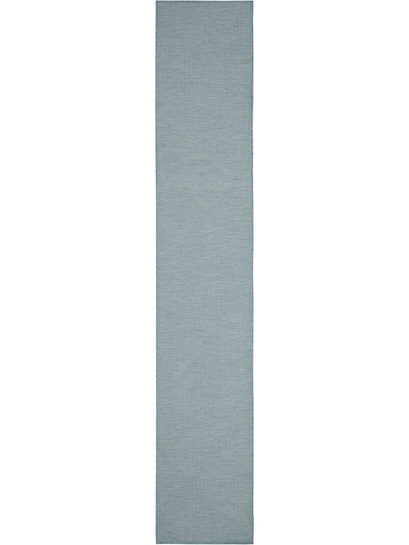Positano POS01 Aqua 2'2" x 12' Rug image number 0