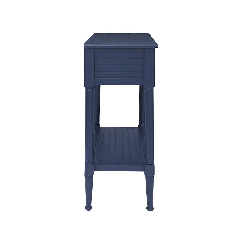 Linon Seaboard Accent Table Navy image number 8