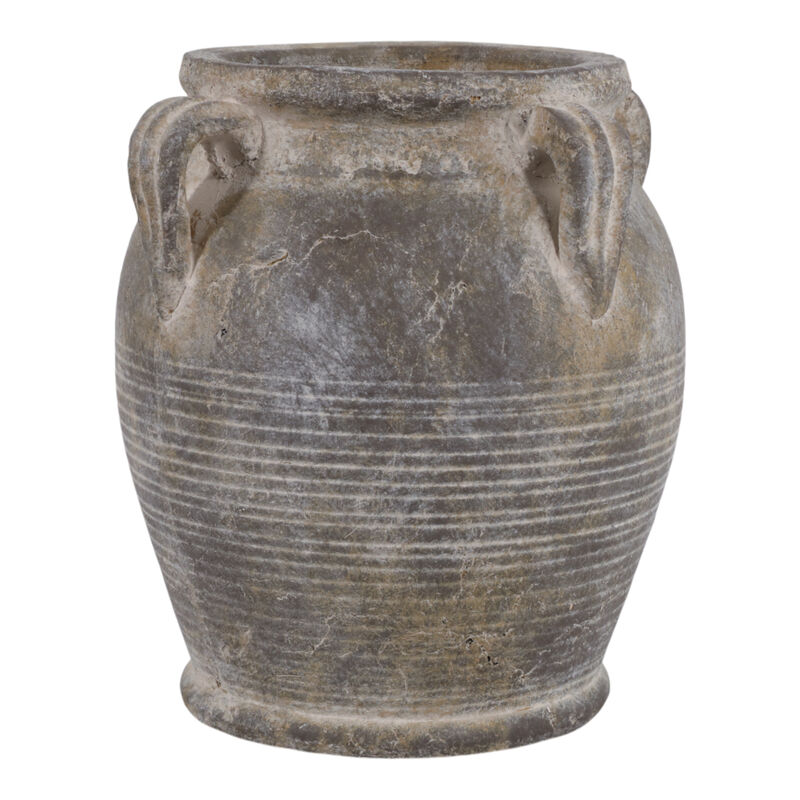 10" Vase With Handles, Brown image number 3