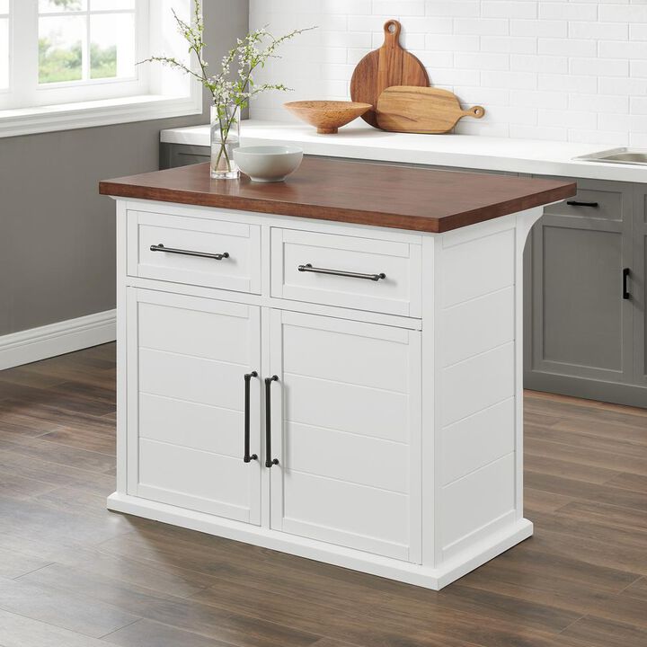 Bartlett Wood Top Kitchen Island