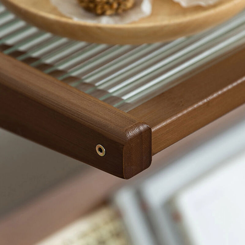Geswek Rattan Nightstand Side Table image number 6