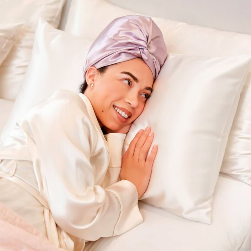 100% Mulberry Silk Bonnet image number 1