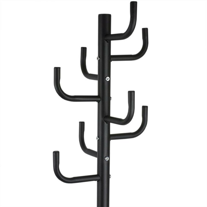 Modern Metal Coat Rack with Hat For Entryway