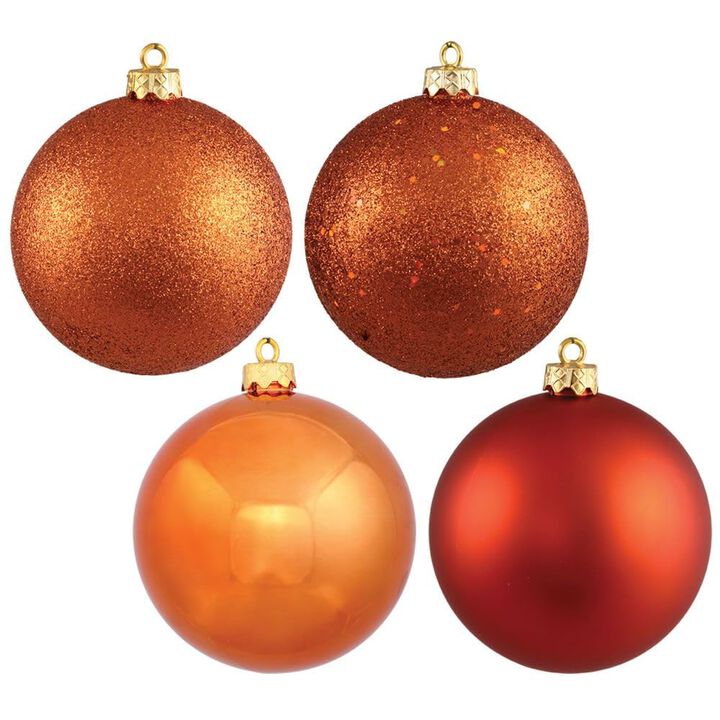 Vickerman 443804 - 3" Teal 4 Seperate Finishes Shiny Matte Glitter Sequin Ball Christmas Tree Ornament (set of 16) (N590842A)
