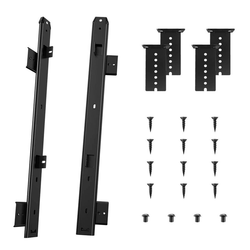 FRMSAET Heavy Duty 12/14/16/18 inches Thickness Steel Construction Ball Bearing Keyboard Slides Keyboard Drawer Slides Tray Acce