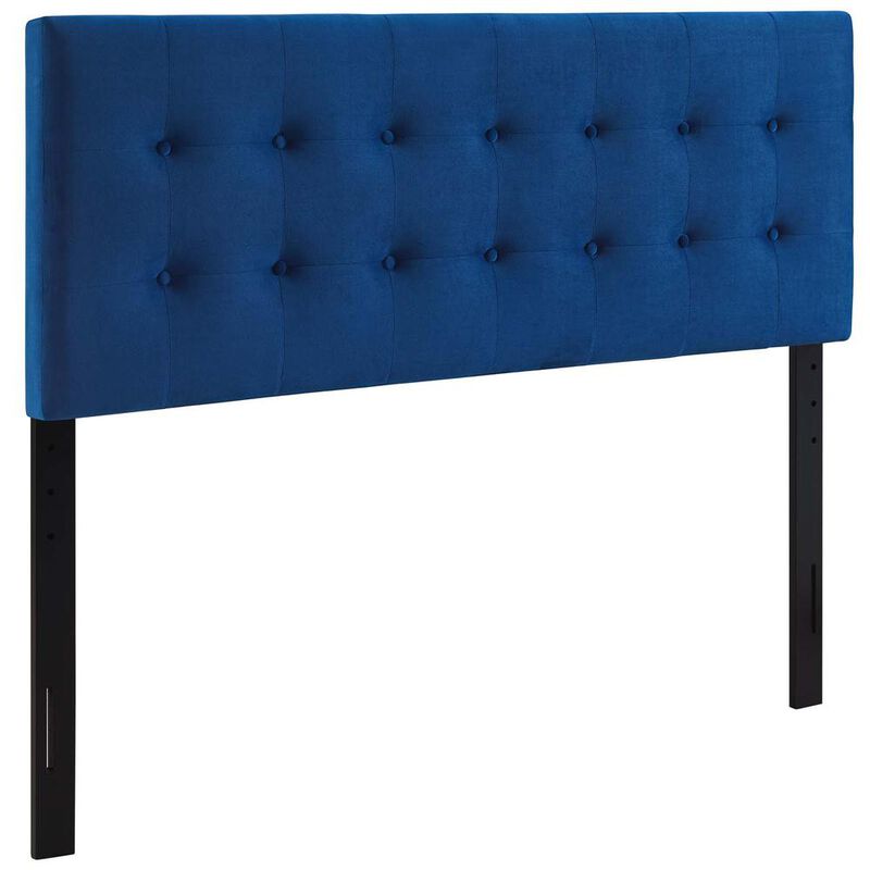 Emily Queen Biscuit Tufted Performance Velvet Headboard image number 0