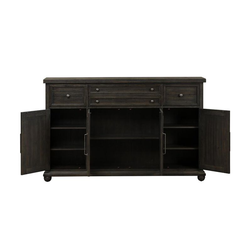 Liberty Furniture Harvest Home Hall Buffet in Chalkboard image number 5