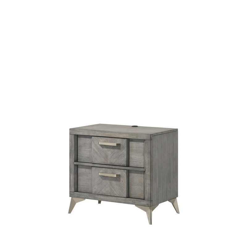 Aries 2 Drawer Nightstand