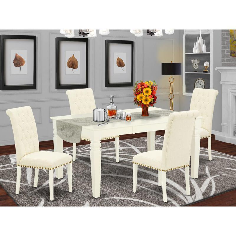 Dining Room Set Linen White